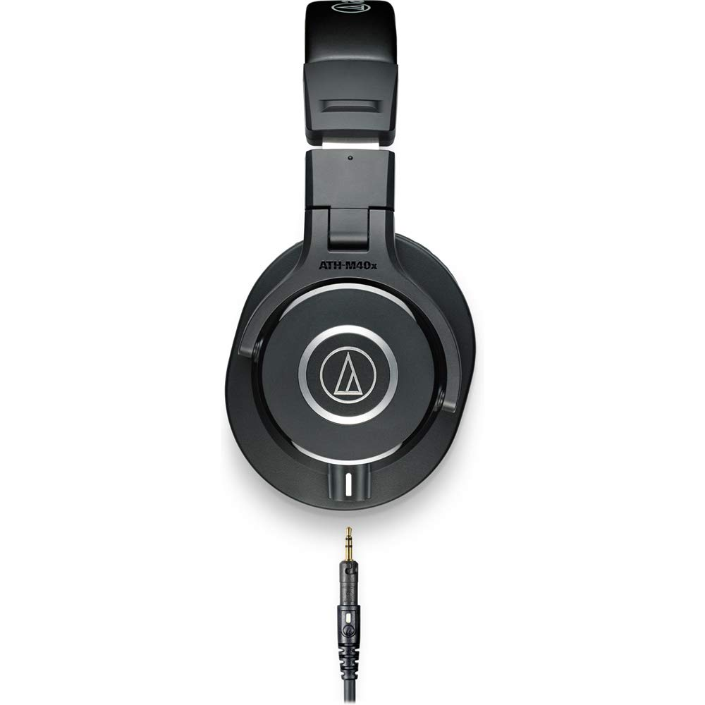 Audio-Technica ATH-M40X Professional Studio Monitor Over-Ear Headphones (Black) - Image 2